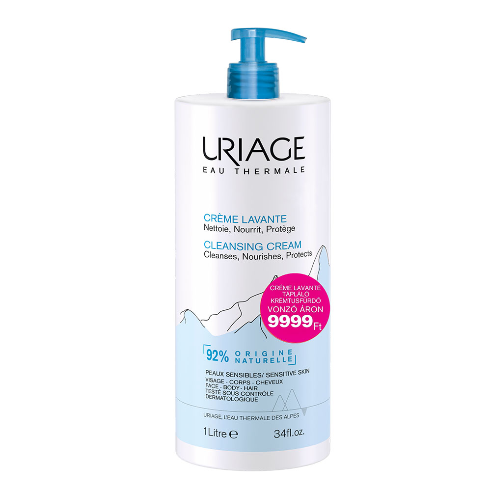 URIAGE Créme Lavante krémtusfürdő vonzó áron (1000ml) 