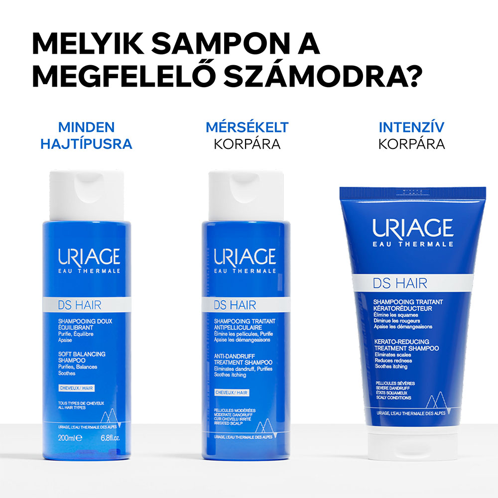 URIAGE DS HAIR intenzív sampon erősen korpás fejbőrre (150ml) 