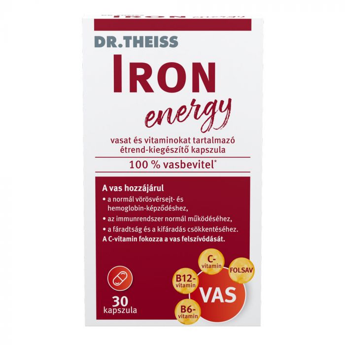 DR.THEISS Iron Energy Vas vitamin kapszula (30db)