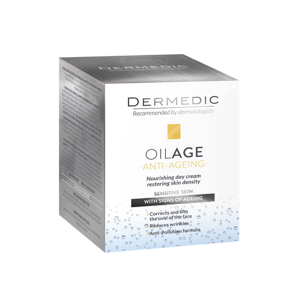 DERMEDIC Oilage tápláló bőrsűrűséget helyreállító nappali krém (50ml)