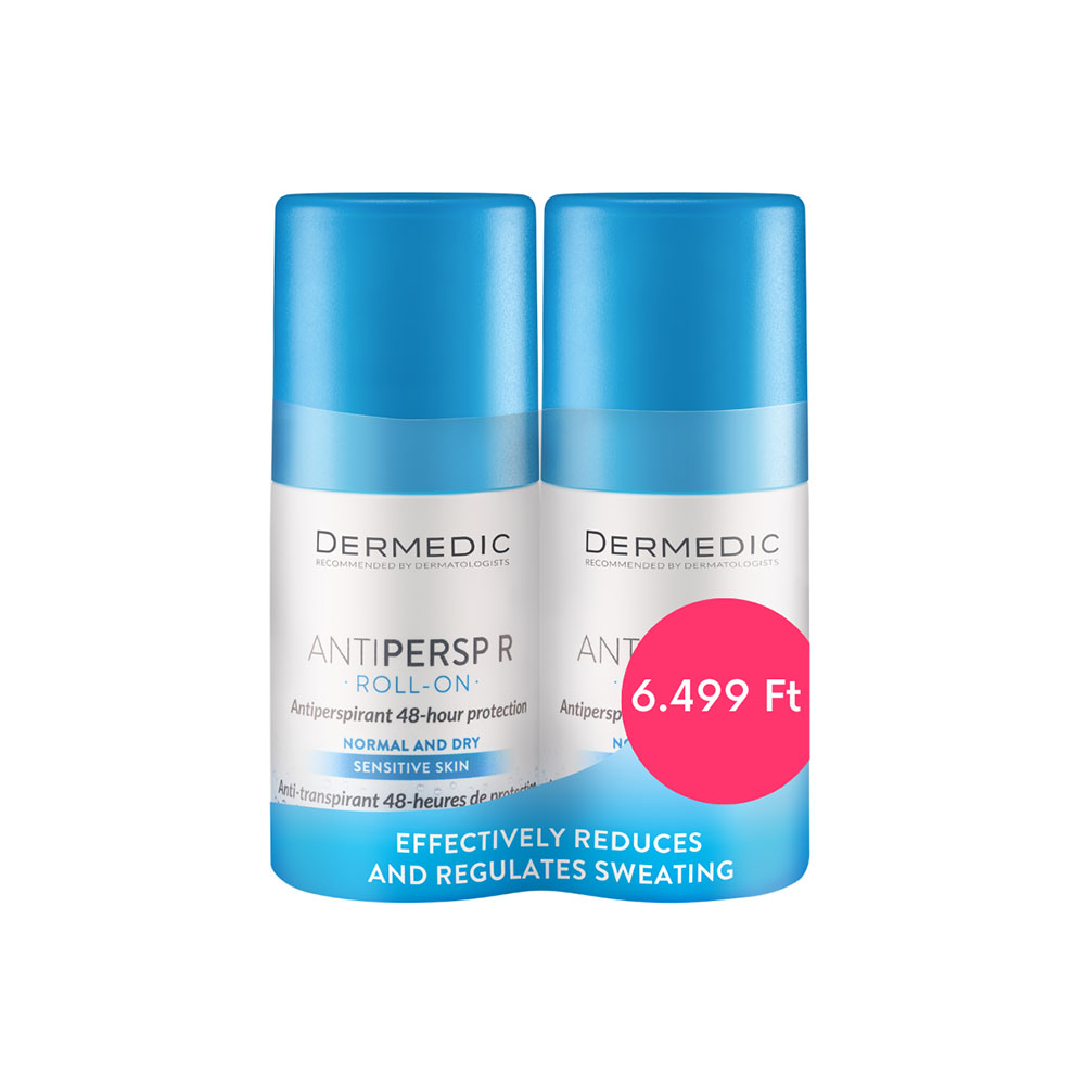 DERMEDIC Antipersp R 48h izzadásgátló normál és nagyon száraz érzékeny bőrre DUOPACK (2x60ml)