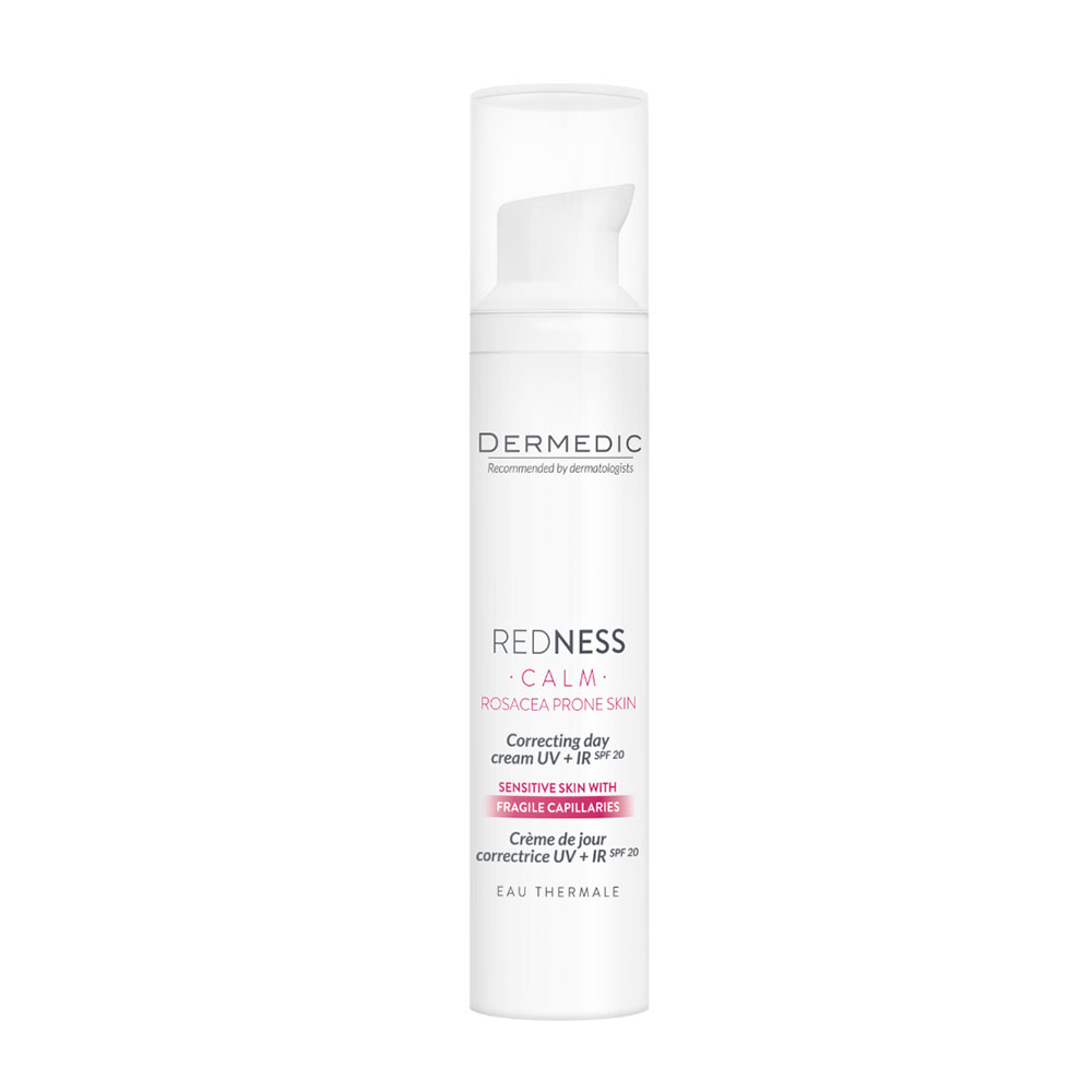 DERMEDIC Redness Bőrpírt korrigáló nappali krém SPF20+IR (40ml)