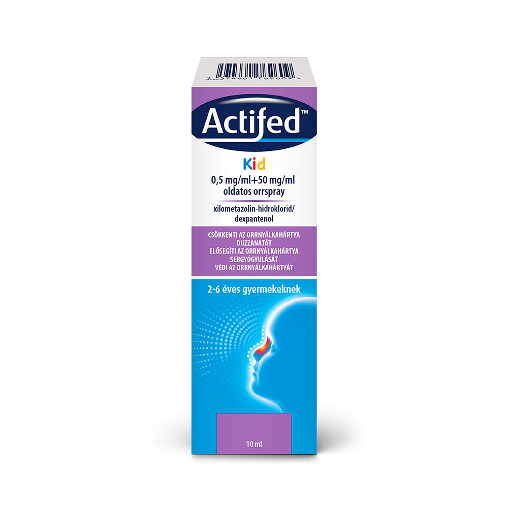 ACTIFED Kid 0,5mg/ml+50mg/ml oldatos orrspray (10ml)