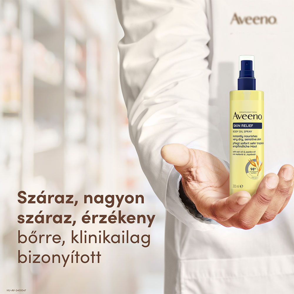 AVEENO Skin Relief testápoló olajspray (200ml)