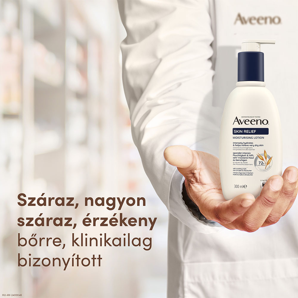 AVEENO Skin Relief hidratáló illatmentes testápoló (300ml)