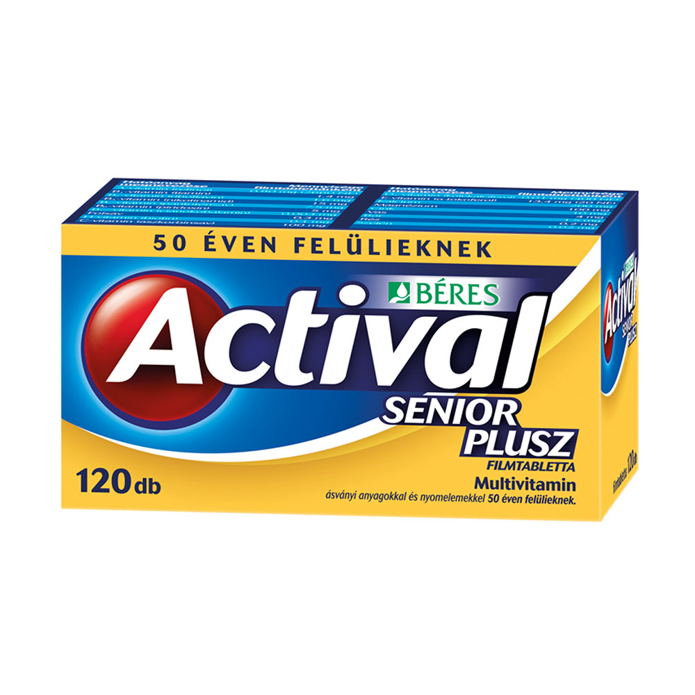 BÉRES Actival Senior Plusz filmtabletta (120db)