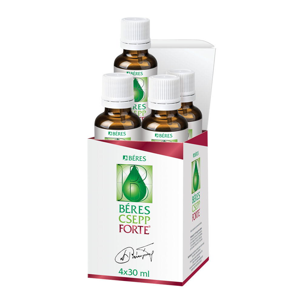 BÉRES CSEPP FORTE belsőleges oldatos cseppek (4x30ml)