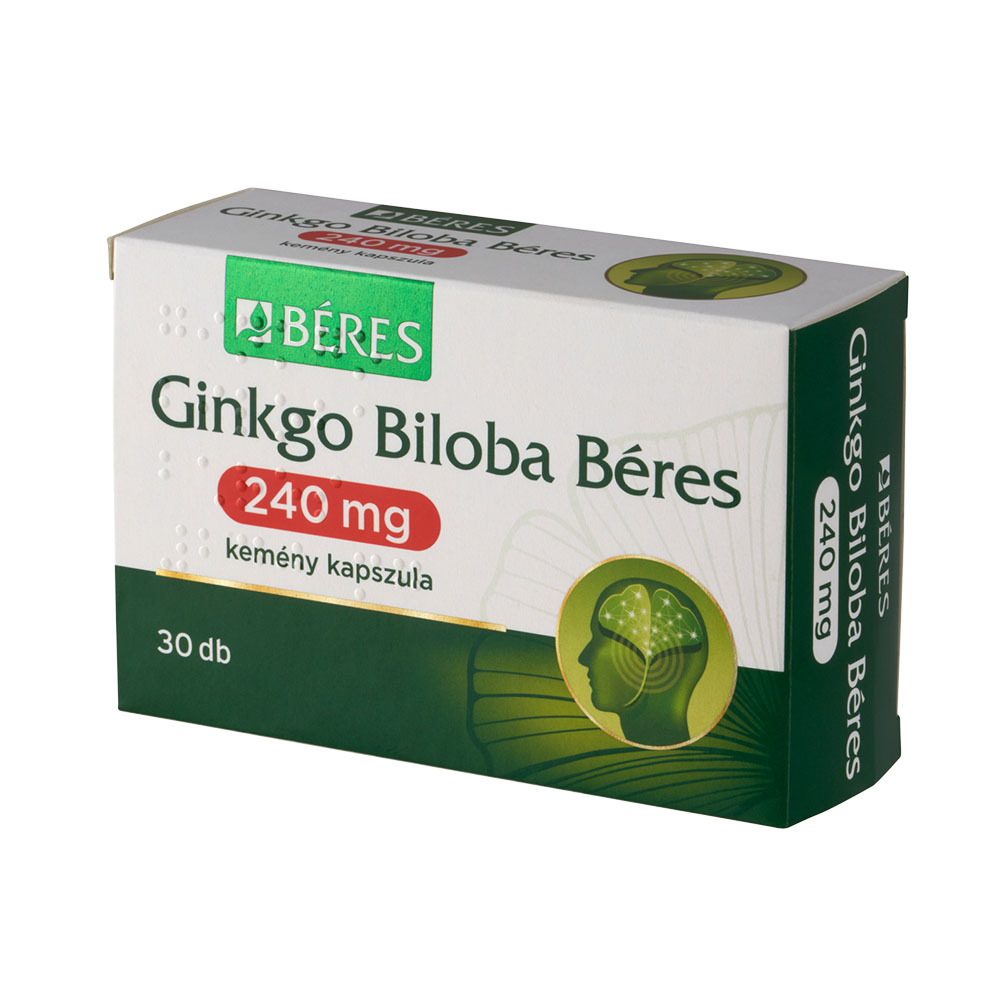 GINKGO BILOBA BÉRES 40mg kemény kapszula (30db)