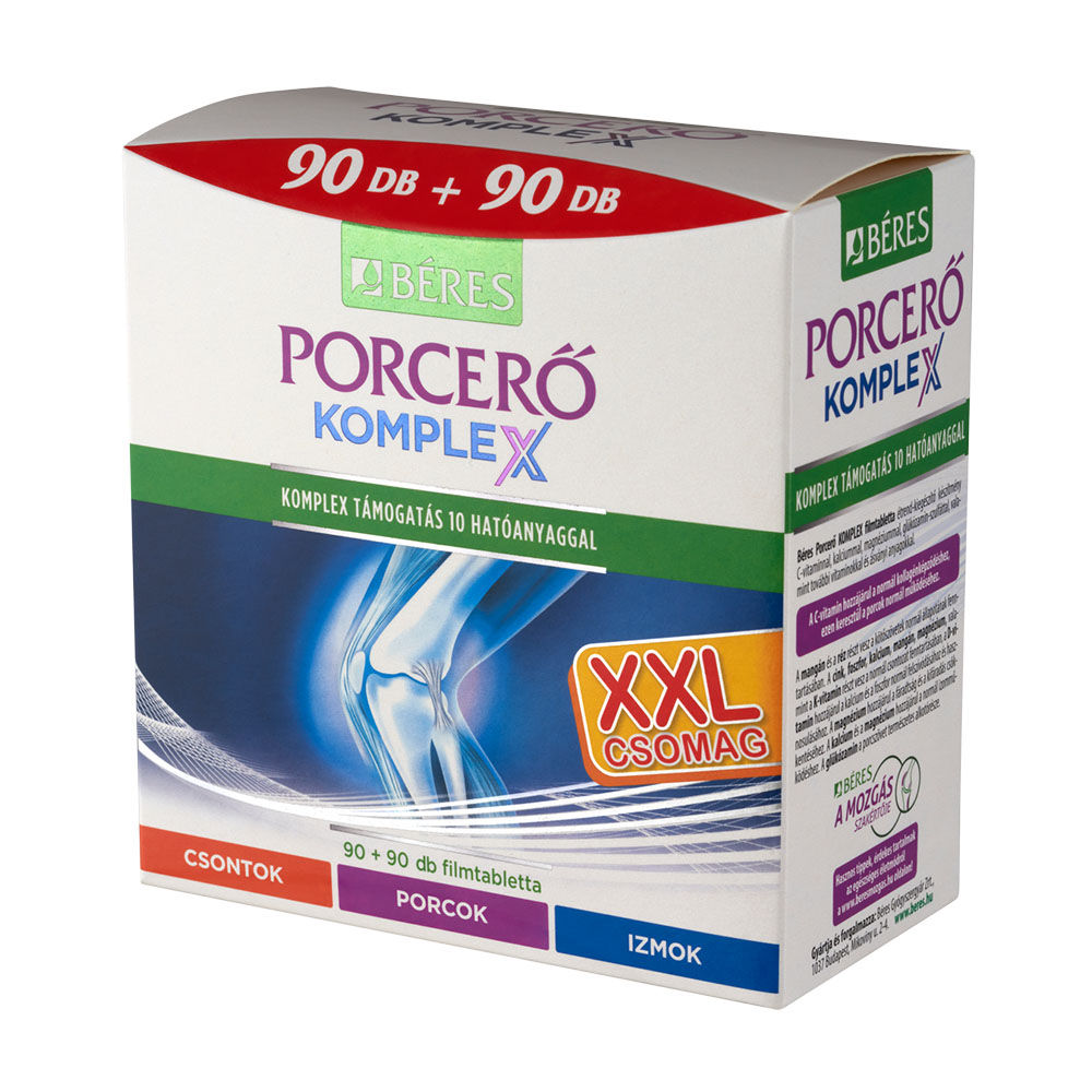 BÉRES Porcerő Komplex filmtabletta (90db+90db)