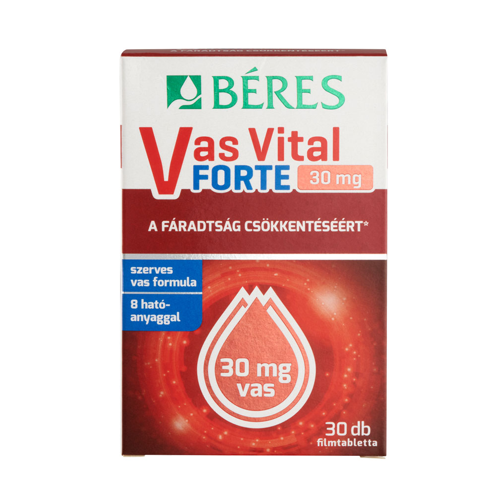 BÉRES Vas Vital FORTE 30mg filmtabletta (30db)