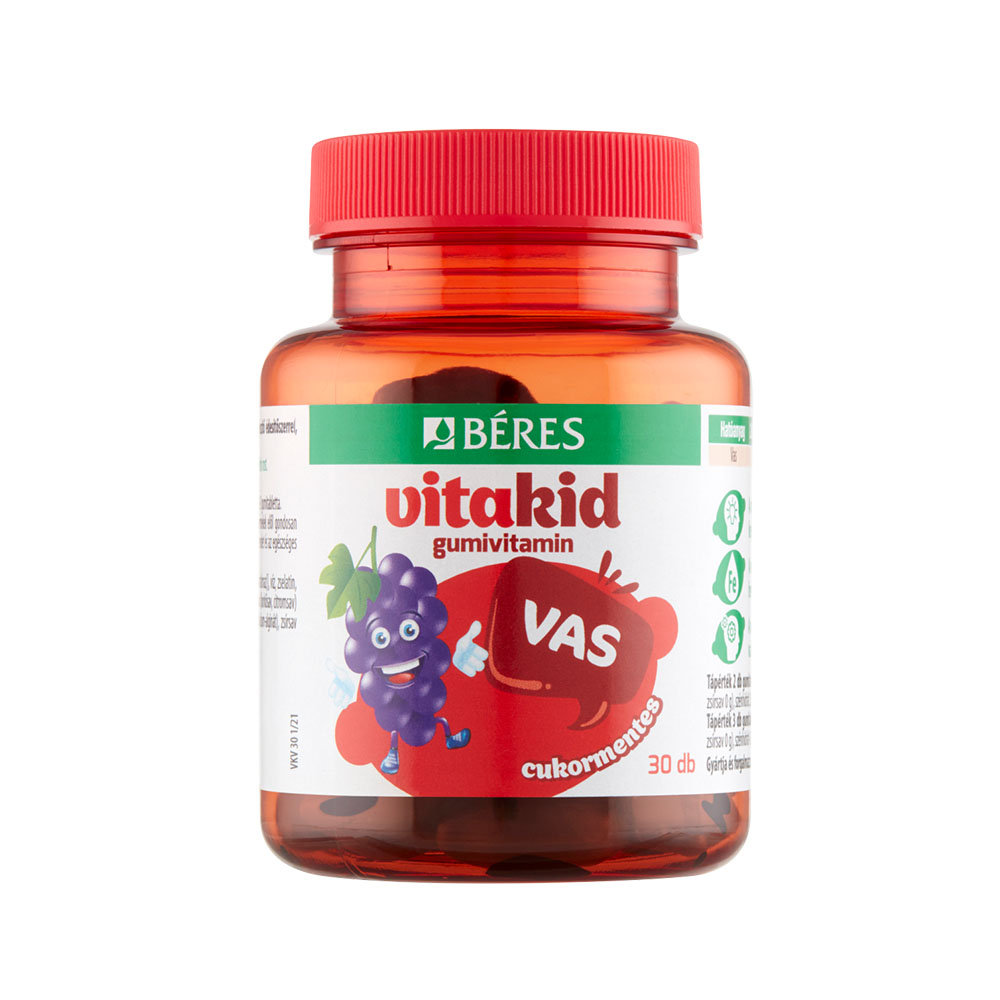 BÉRES VitaKid Vas gumivitamin (30db)