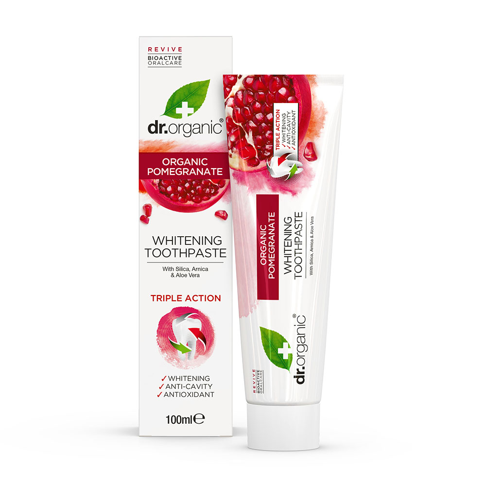 DR. ORGANIC Bio Gránátalma fogkrém (100ml)