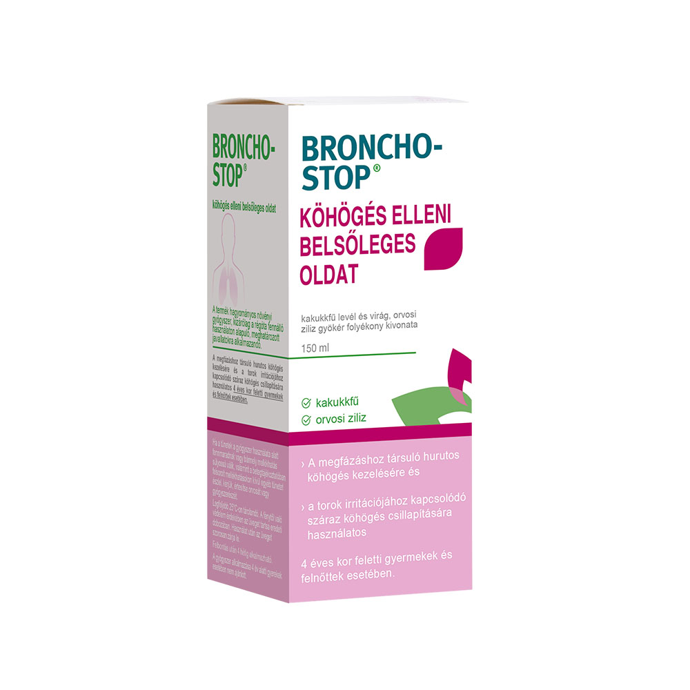BRONCHOSTOP Köhögés elleni belsőleges oldat (150ml)