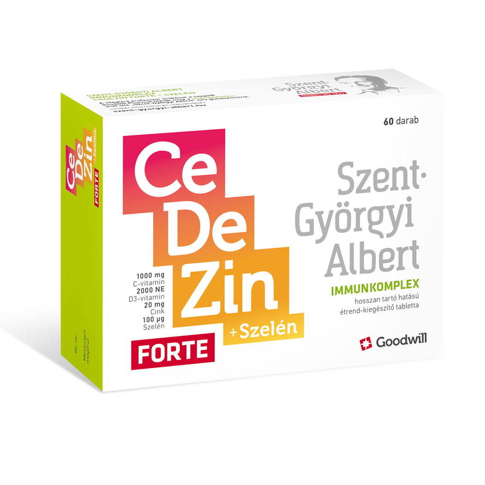 SZENT-GYÖRGYI ALBERT Immunkomplex Cedezin Forte + Szelén tabletta (60db)