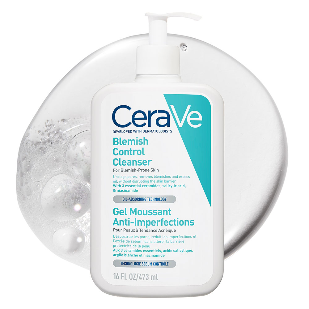 CERAVE Pattanások elleni tiszító gél (473ml)