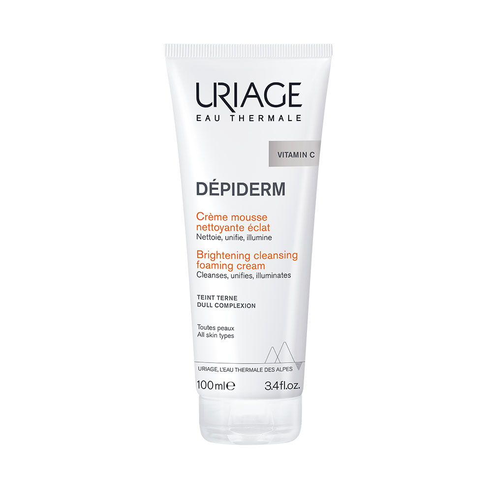 URIAGE Dépiderm ragyogást fokozó habzó lemosó pigmentfoltos bőrre (100ml)