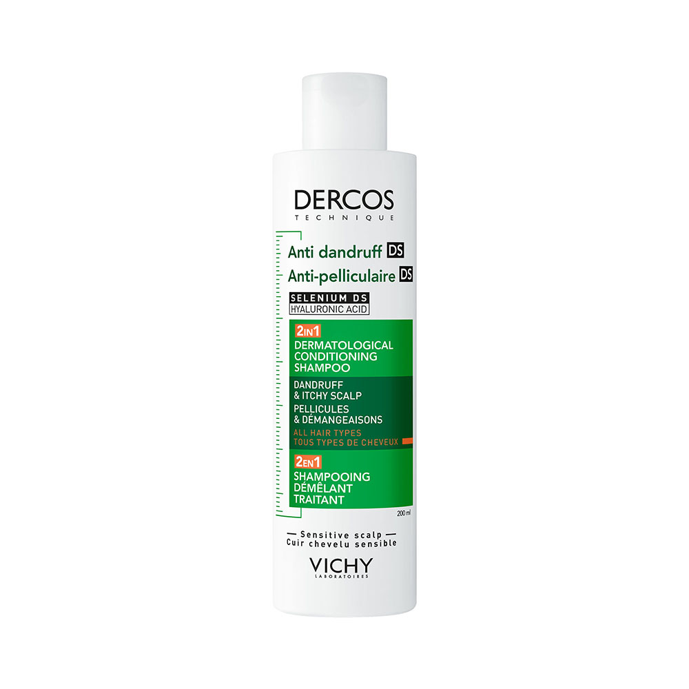 VICHY Dercos 2in1 sampon és balzsam korpásodás ellen (200ml) akciós termékkép 1