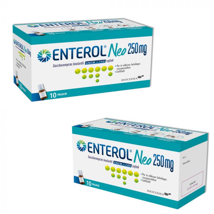 ENTEROL Neo 250mg por és oldószer belsőleges szuszpenzióhoz (10db)