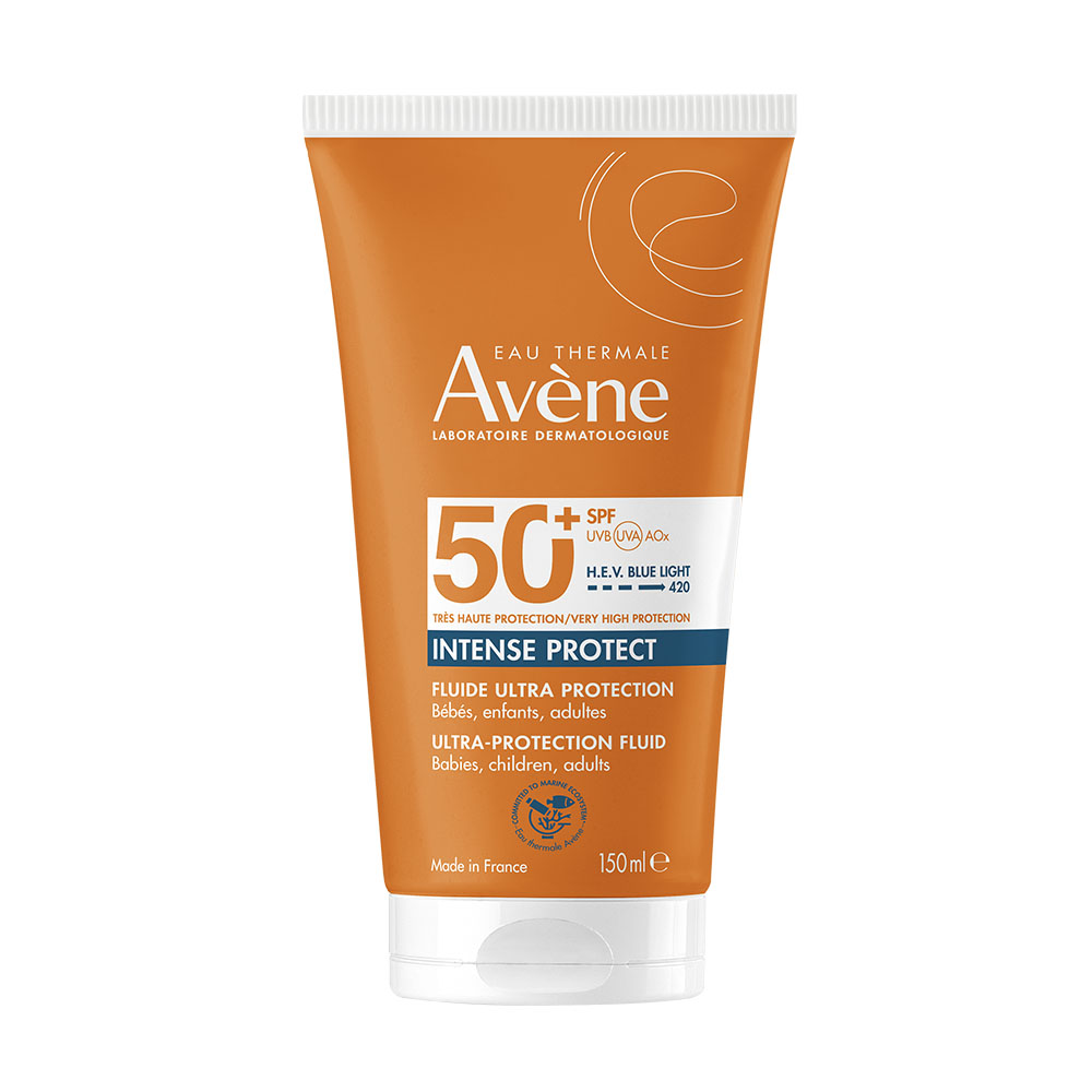 AVÈNE Suncare INTENSE PROTECT napvédő fluid arcra és testre SPF50+ (150ml)