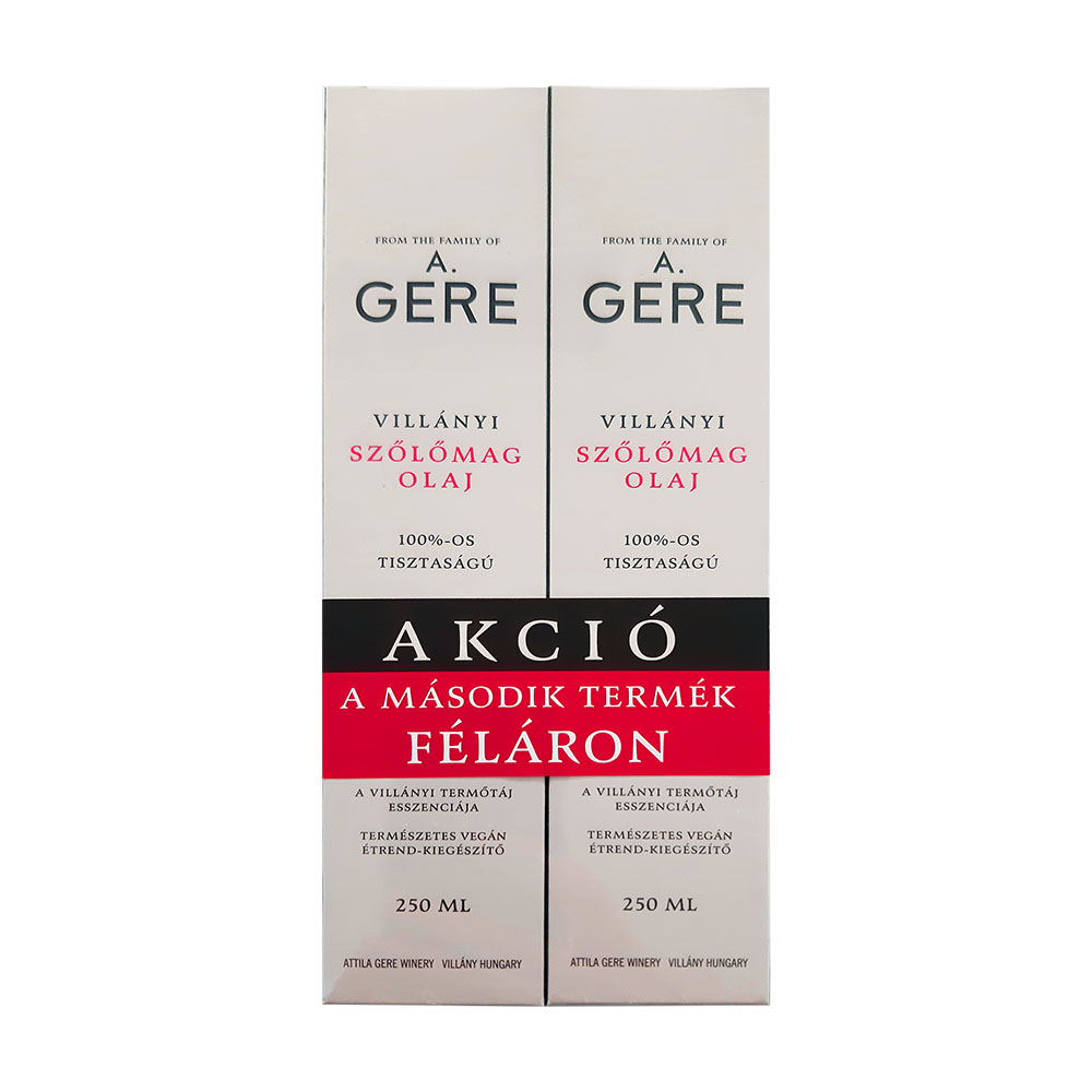 GERE Villányi szőlőmag olaj (2x250ml)