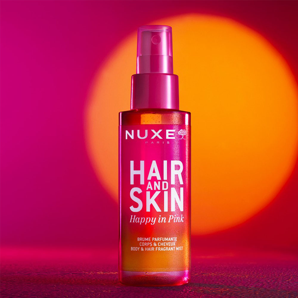 NUXE Hair and Skin Happy in Pink haj- és testpermet (100ml)