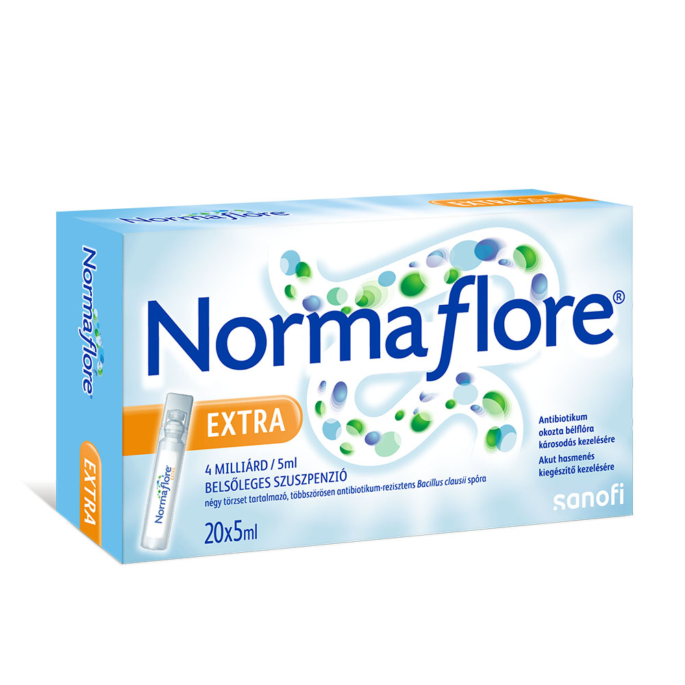 NORMAFLORE Extra 4 milliárd/5ml belsőleges szuszpenzió (20db) 