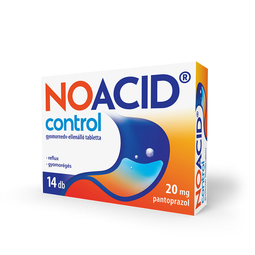 NOACID Control 20 mg gyomornedv ellenálló tabletta (14db)