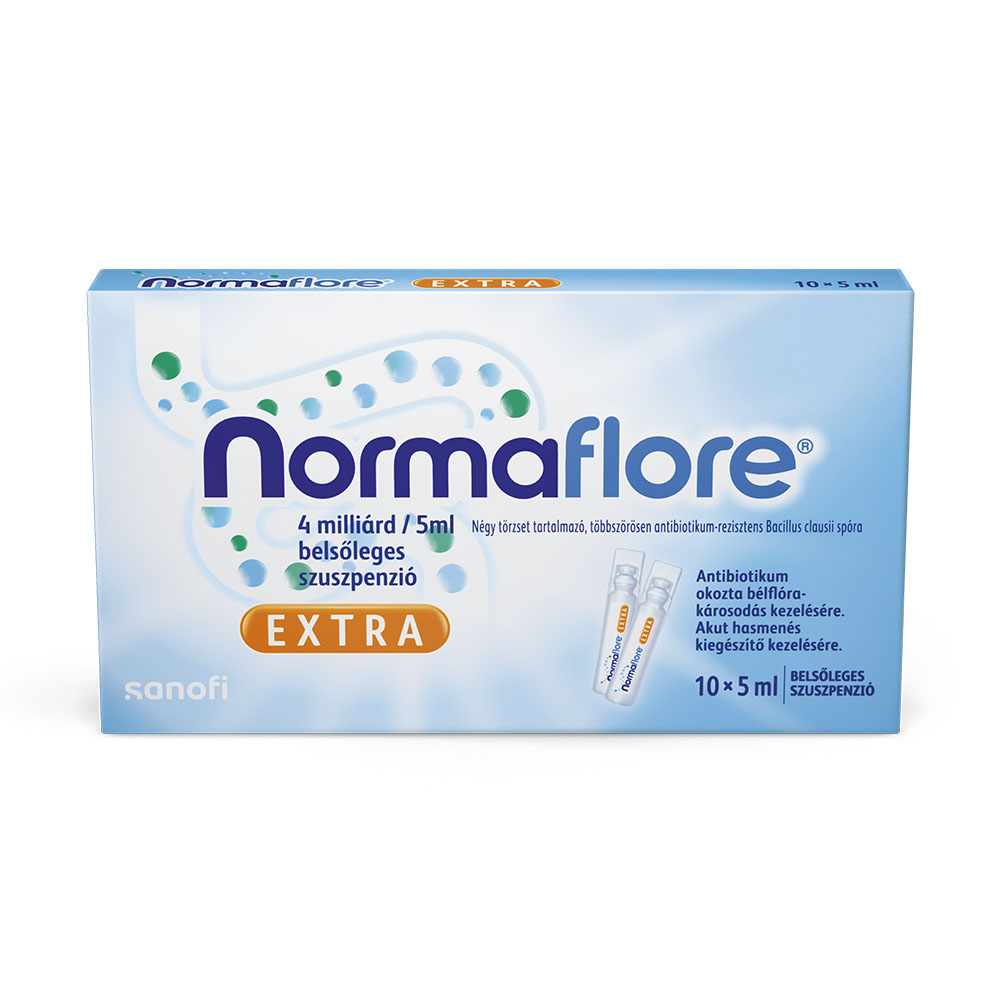 NORMAFLORE Extra 4 milliárd/5ml belsőleges szuszpenzió (10db)