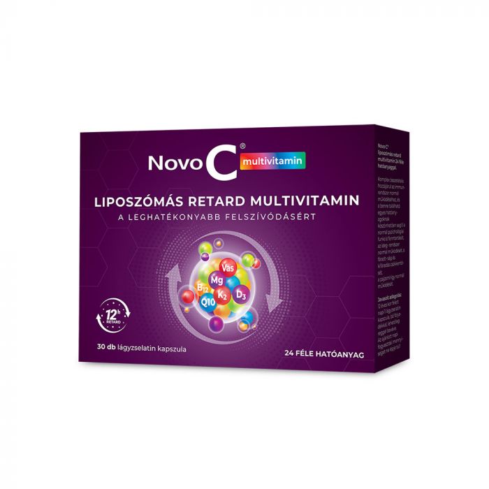 NOVO C Multivitamin liposzómás retard lágyzselatin kapszula (30db)
