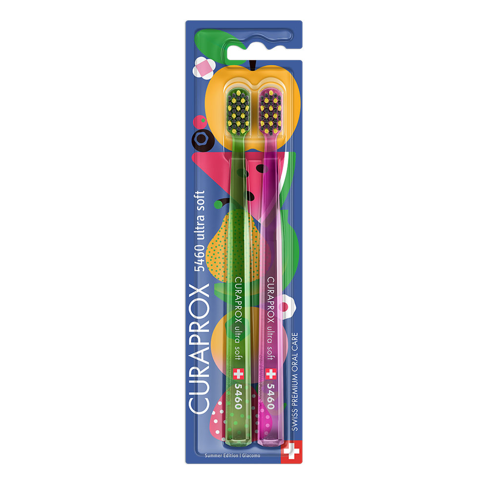 CURAPROX CS 5460 fogkefe ultra soft  SUMMER Edition fogkefe duopack (2db)