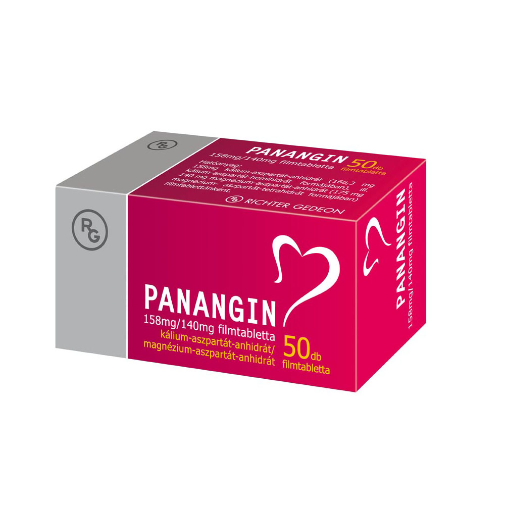 PANANGIN 158 mg/140 mg filmtabletta (50db)