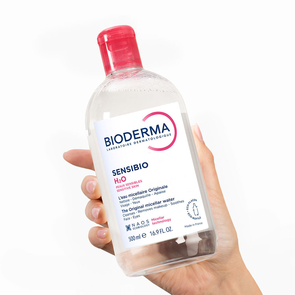 BIODERMA Sensibio H2O micellás arc- és sminklemosó oldat (500ml)