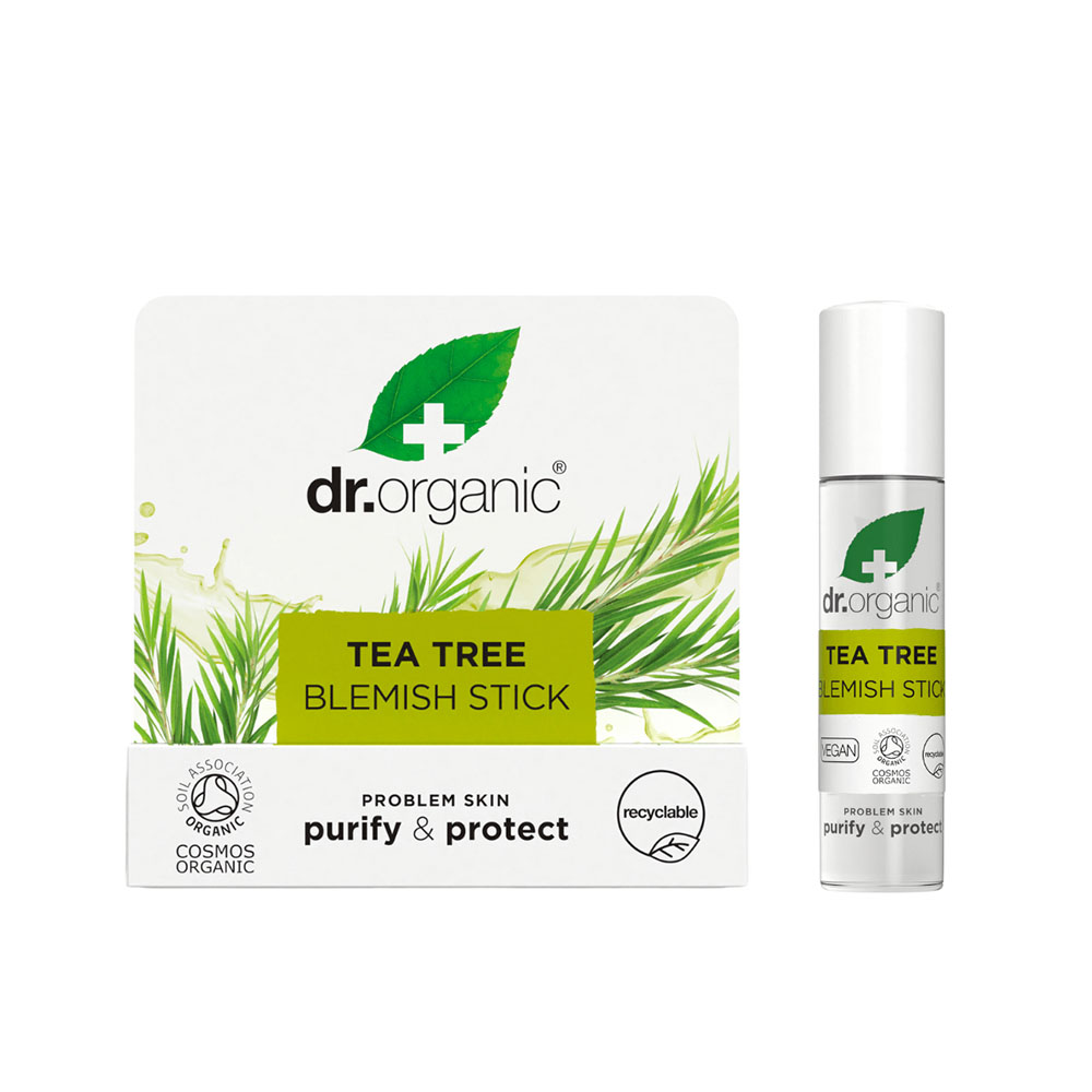 DR. ORGANIC Bio Teafa ecsetelő gél pattanások kezelésére (8ml)  