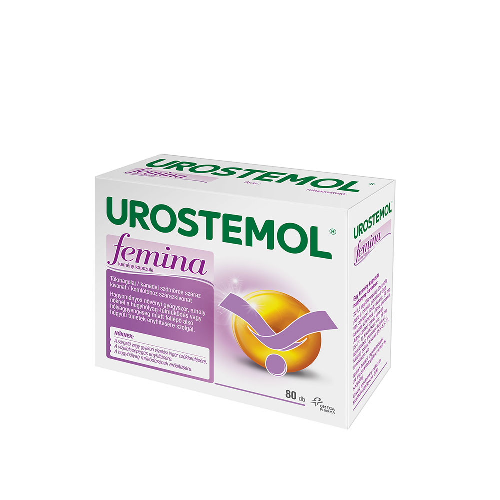 UROSTEMOL Femina kemény kapszula (80db)