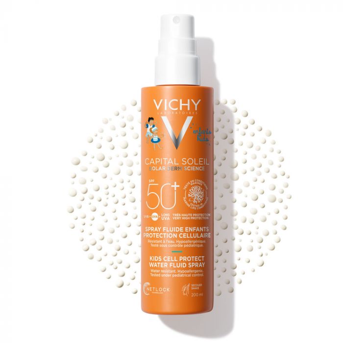 VICHY Capital Soleil Kids Cell Protect Water Fluid spray SPF50+ (200ml)