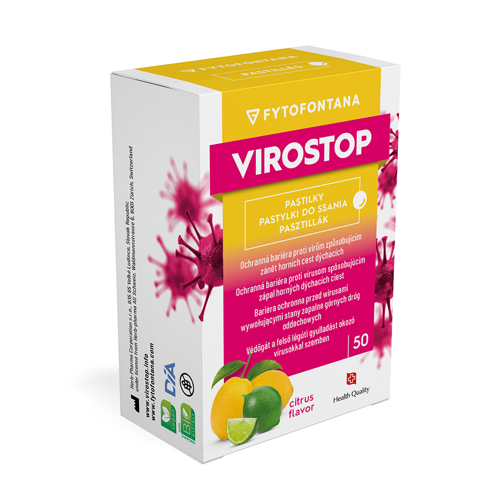 FYTOFONTANA Viro pasztilla citrus ízű (50db)
