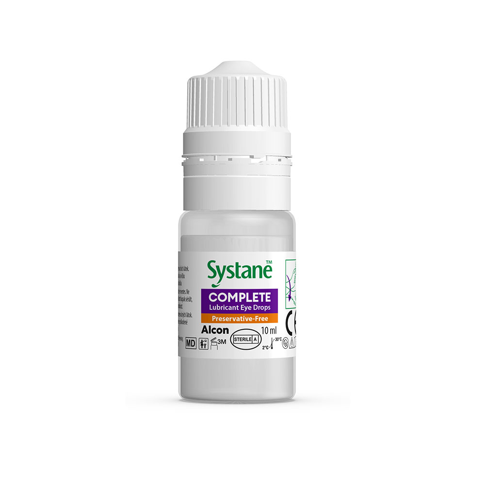 SYSTANE Complete tartósítószer-mentes lubrikáló szemcsepp (10ml)