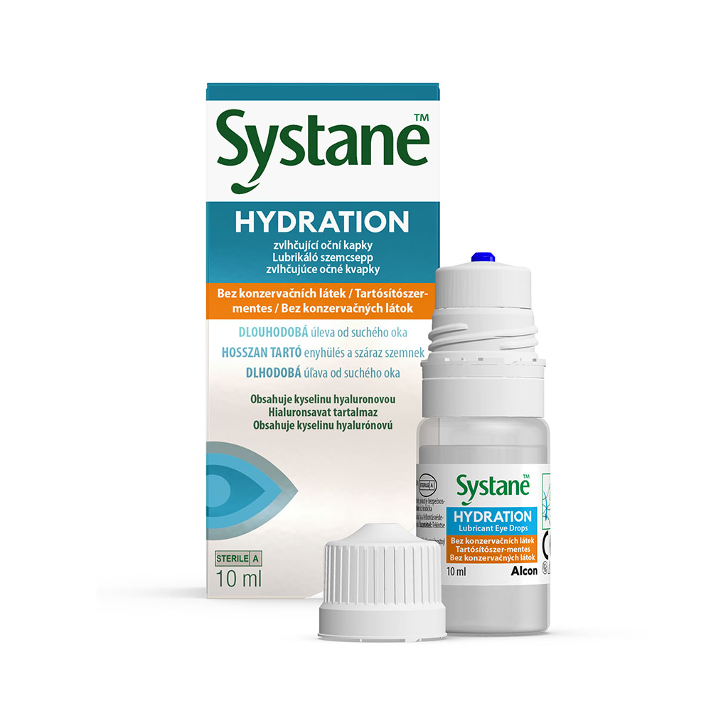 SYSTANE Hydration tartósítószer-mentes lubrikáló szemcsepp (10ml)