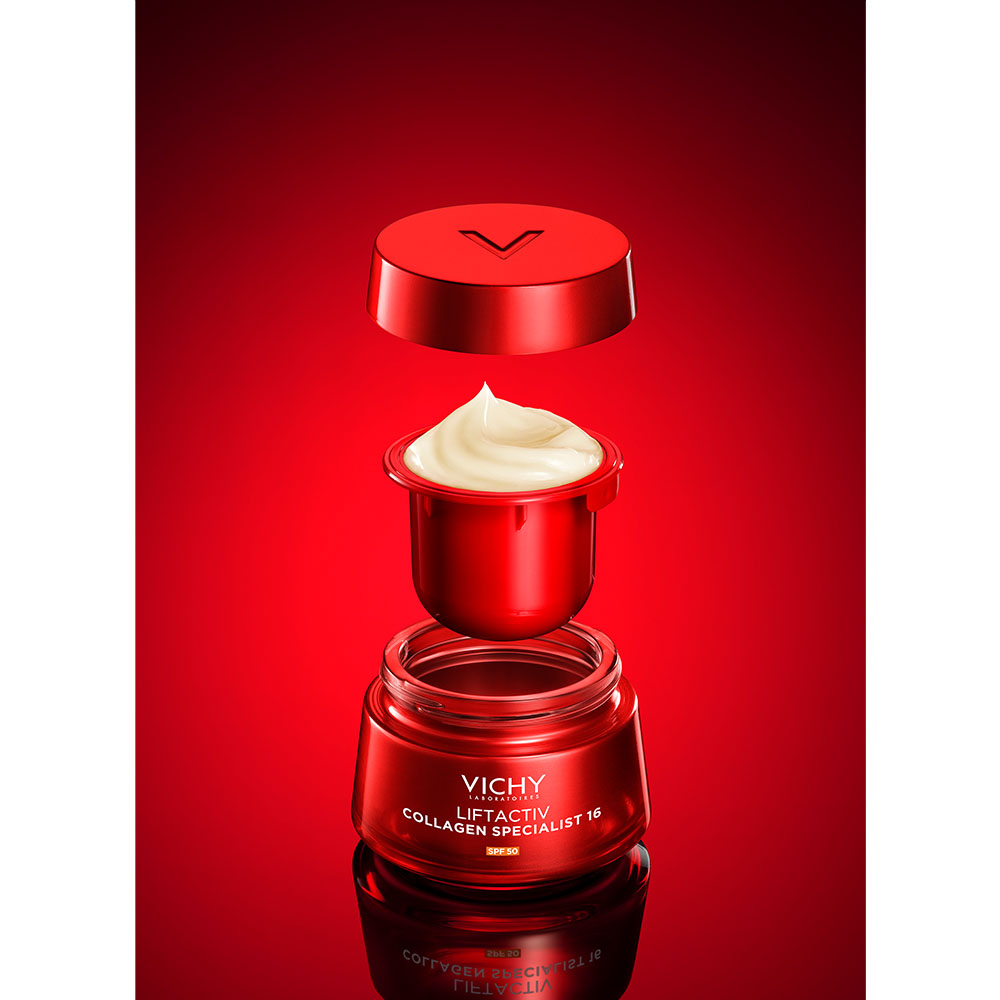 VICHY Liftactiv Collagen Specialist 16 krém SPF50 újratölthető tégely  (50ml)