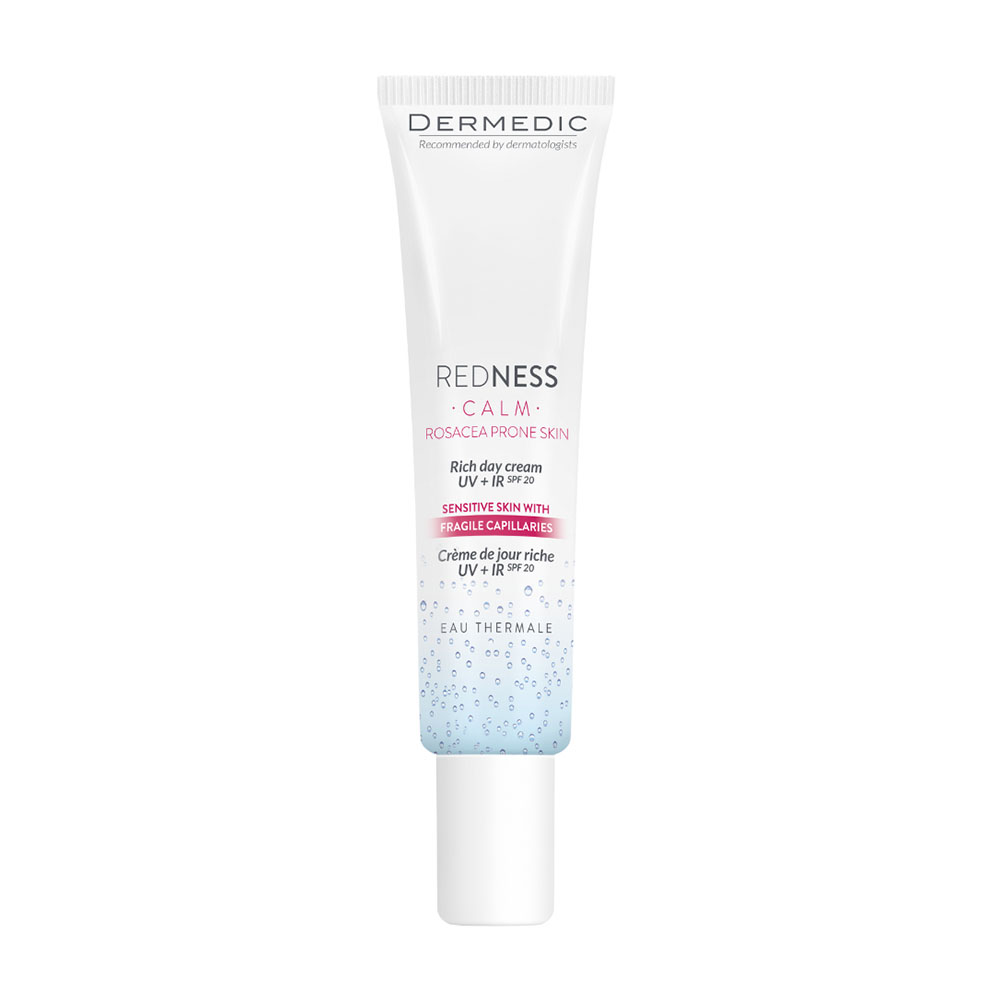 DERMEDIC Redness Gazdagon tápláló nappali krém SPF20+IR (40ml)