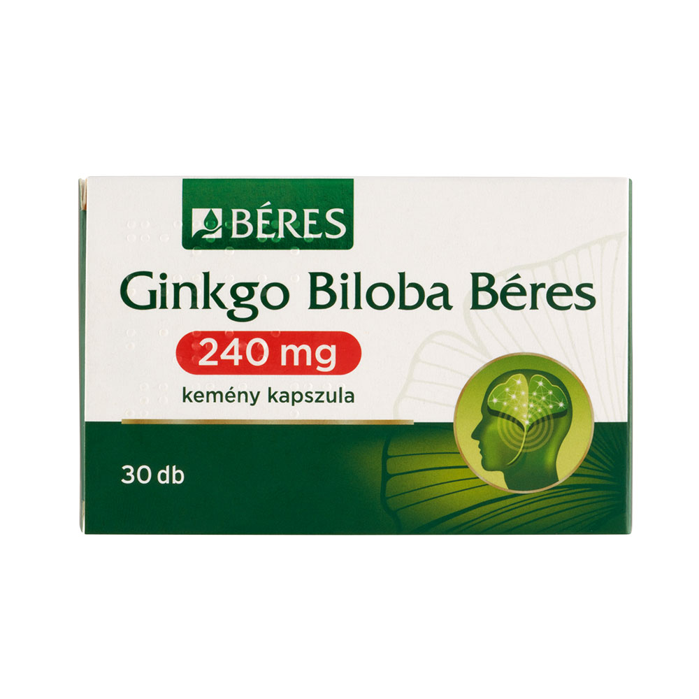 GINKGO BILOBA BÉRES 40mg kemény kapszula (30db)