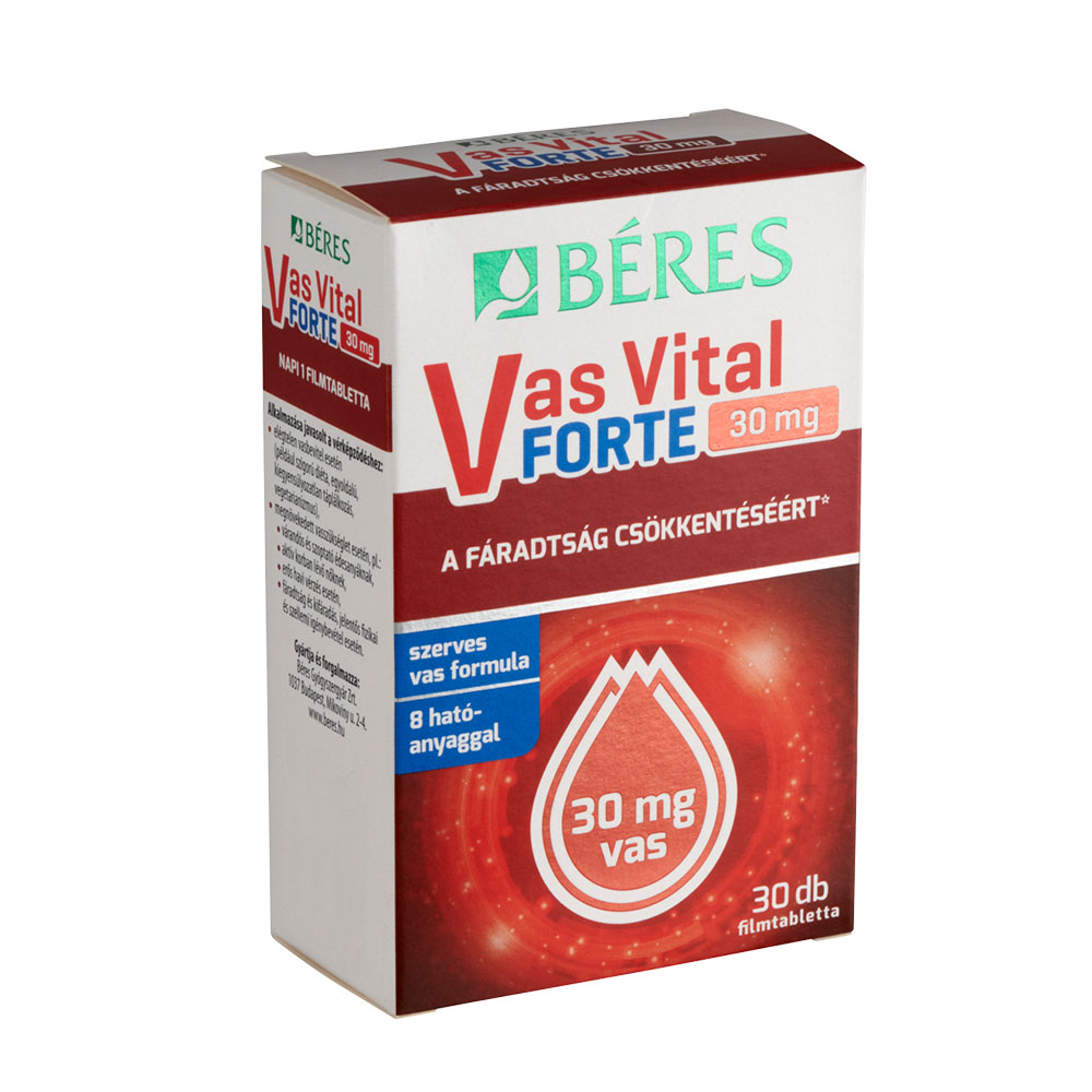 BÉRES Vas Vital FORTE 30mg filmtabletta (30db)