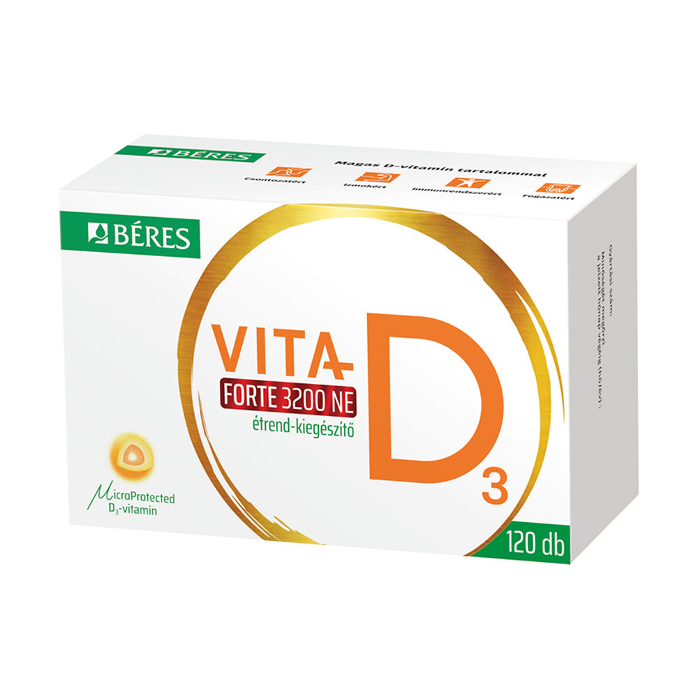 BÉRES Vita-D3 Forte 3200NE tabletta (120db) 