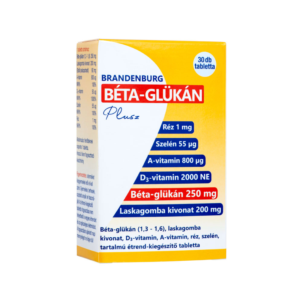 BRANDENBURG B-glükán Plusz tabletta (30db)