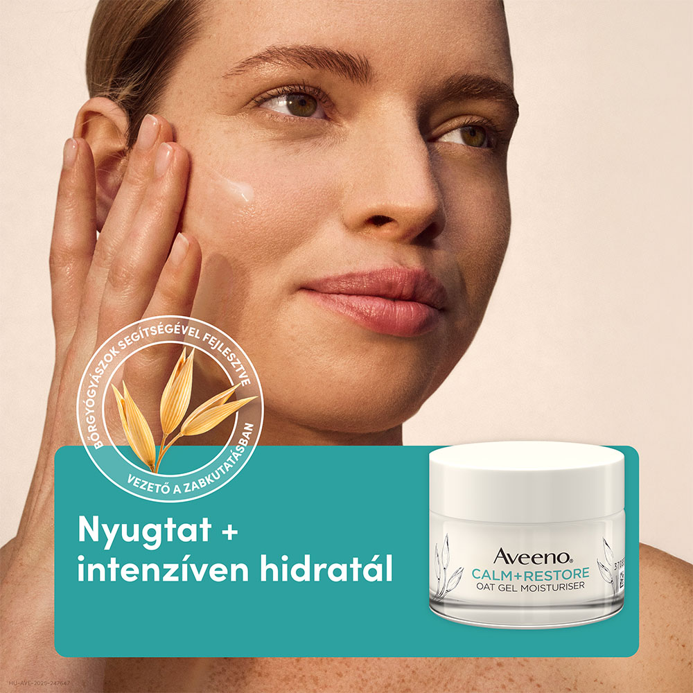AVEENO Calm+ Restore hidratáló gél zabbal (50ml)