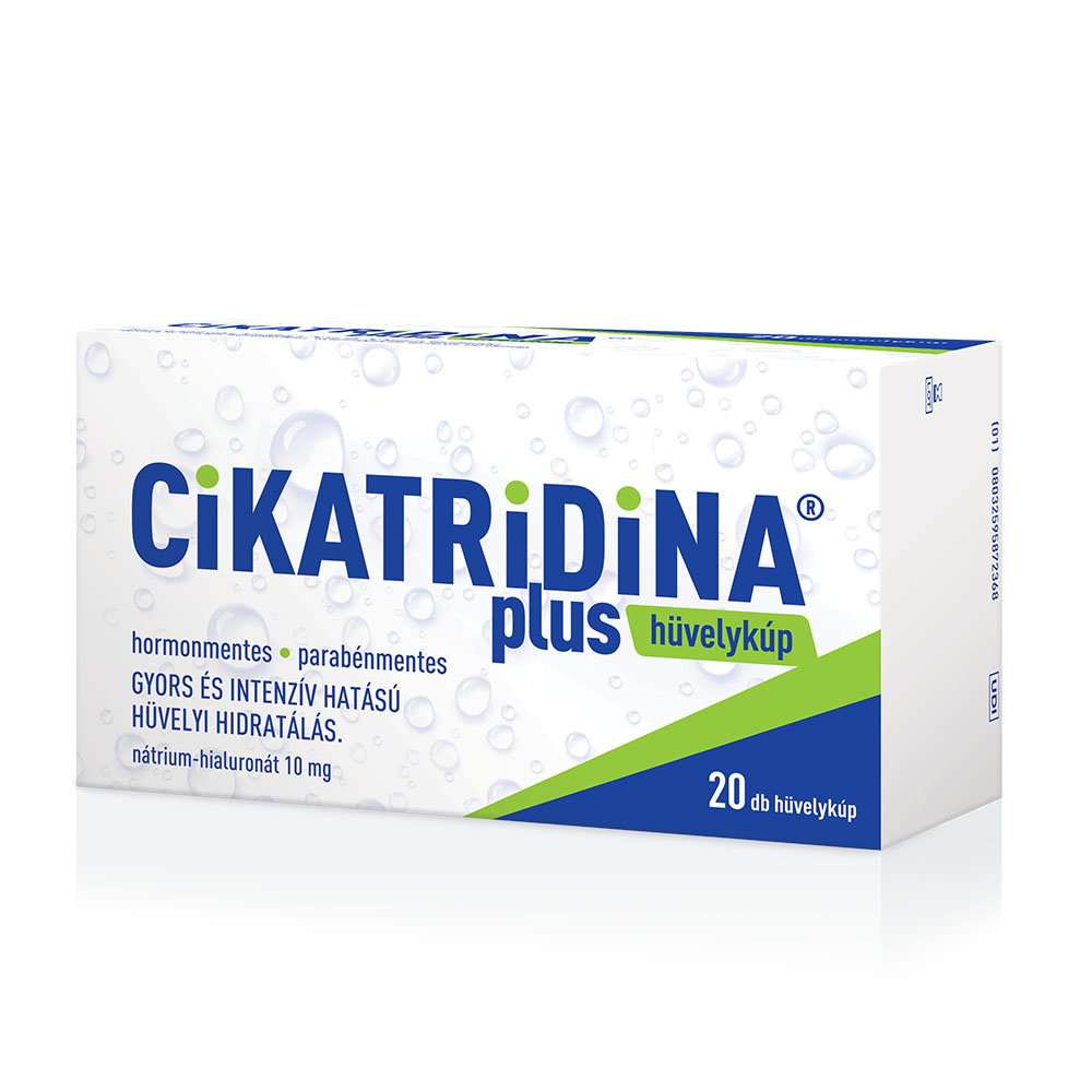 CIKATRIDINA Plus hüvelykúp (20db)