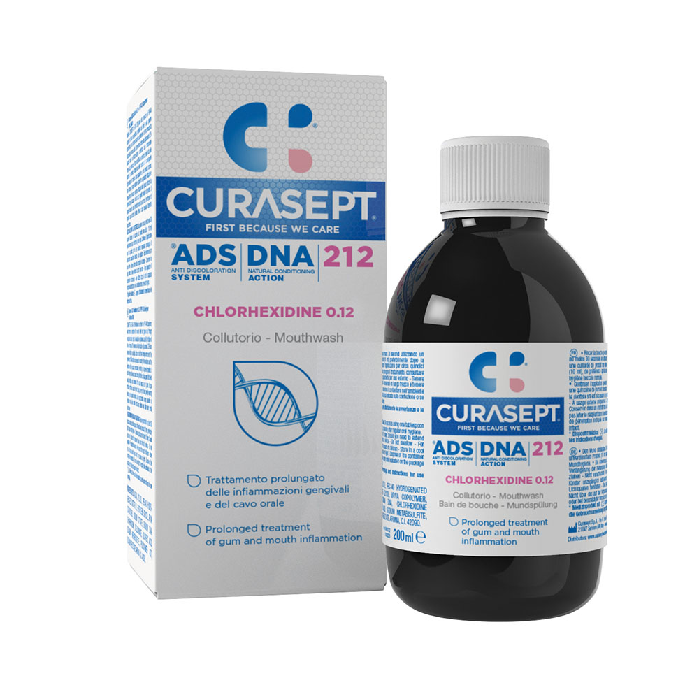 CURASEPT ADS DNA 212 klórhexidin tartalmú szájöblögető (200ml)