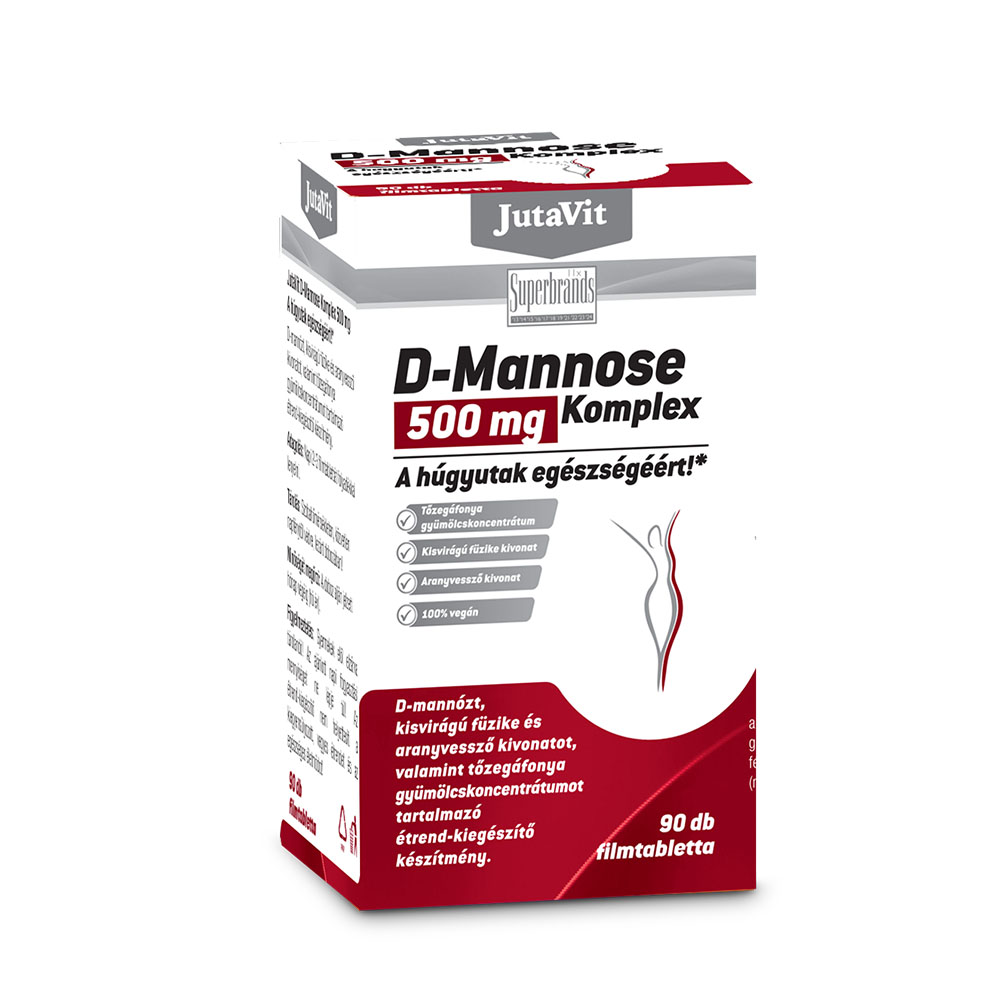 JUTAVIT D-Mannose Komplex 500mg filmtabletta (90db)