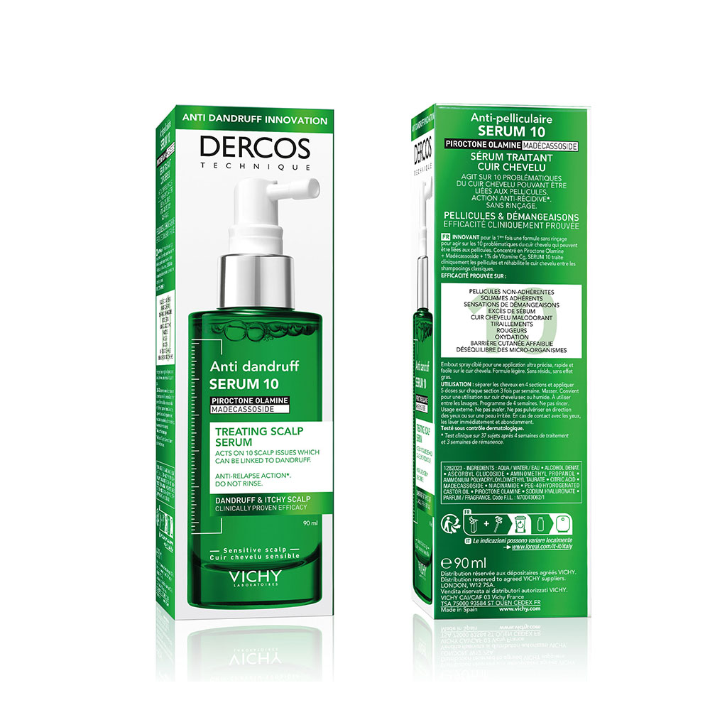 VICHY Dercos szérum 10 korpásodás ellen (90ml)