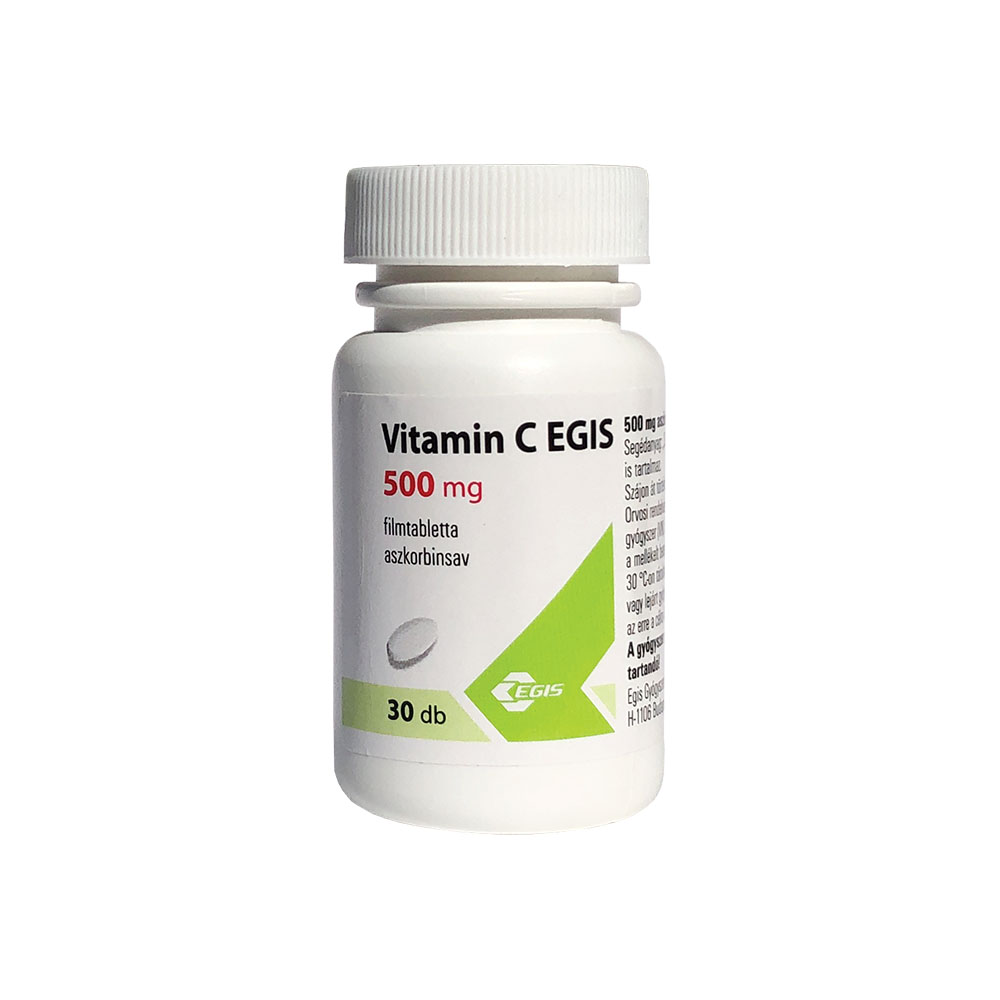 VITAMIN C EGIS 500 mg filmtabletta (30db)